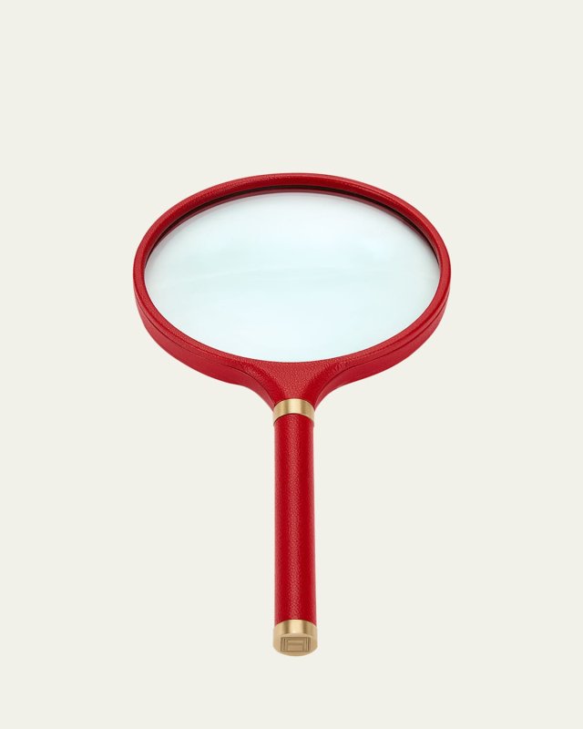 Archival Leather Magnifying Glass